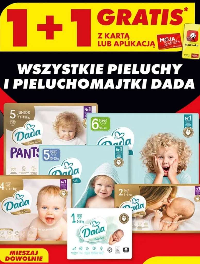 pieluchomajtki pampers biedronka