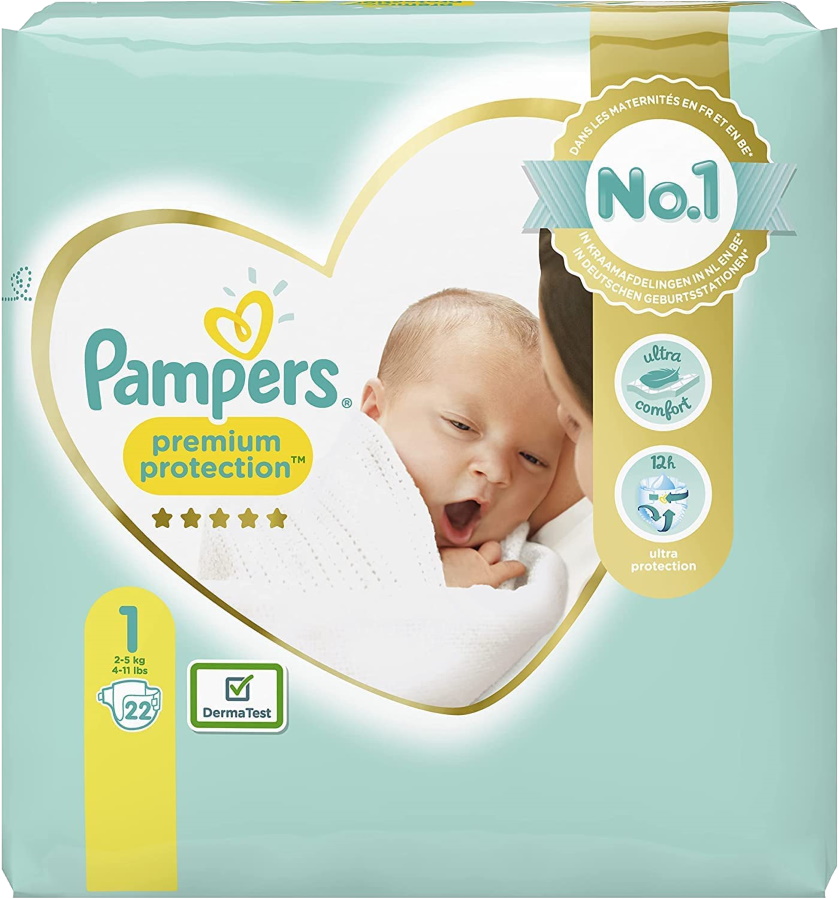 pieluszki pampers new baby 1 opakowanie 43 szt