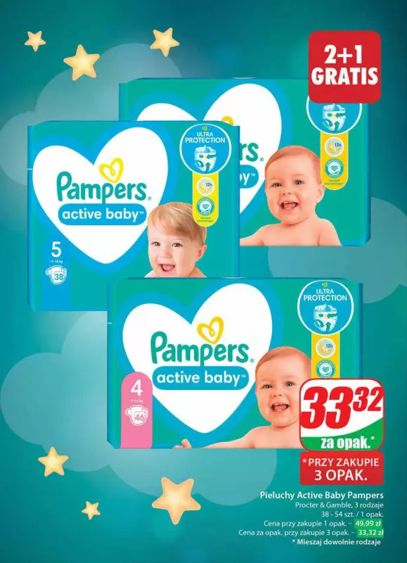 pampers weselny