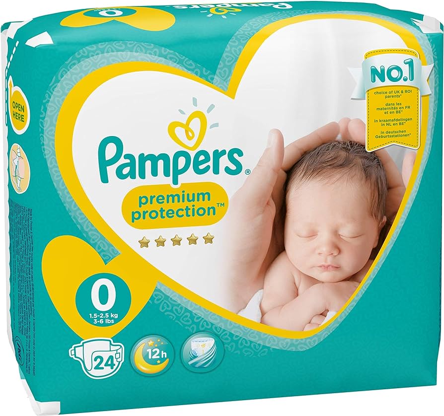 pampers premium care 1 rozpakowane