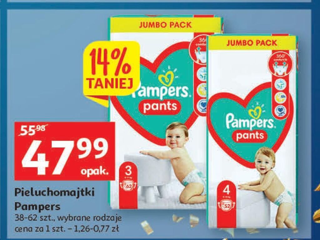 pieluchy pampers active baby 3 cena