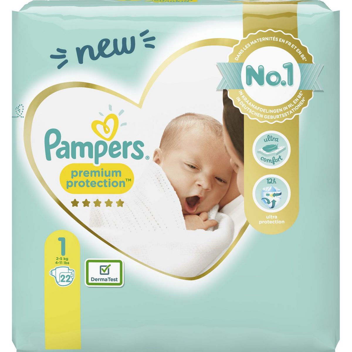 pampers premium care pieluchy 1 mini 168szt