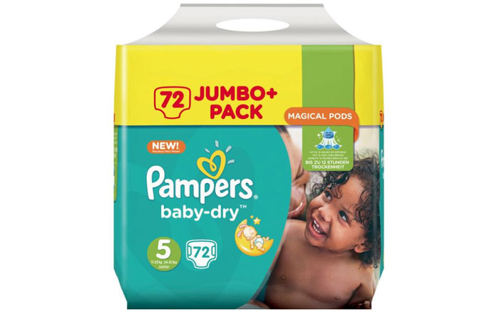 pants pudło pampers