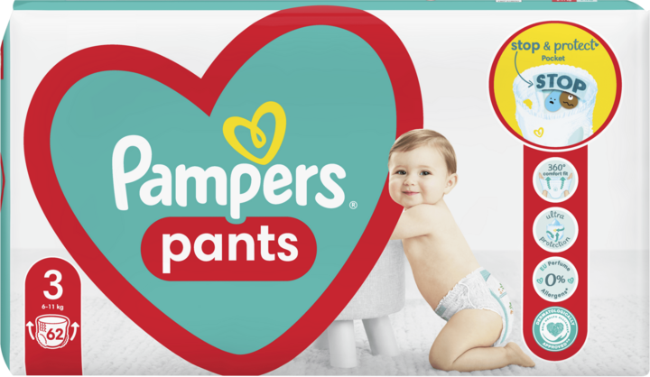 nieodpowiedni pampers