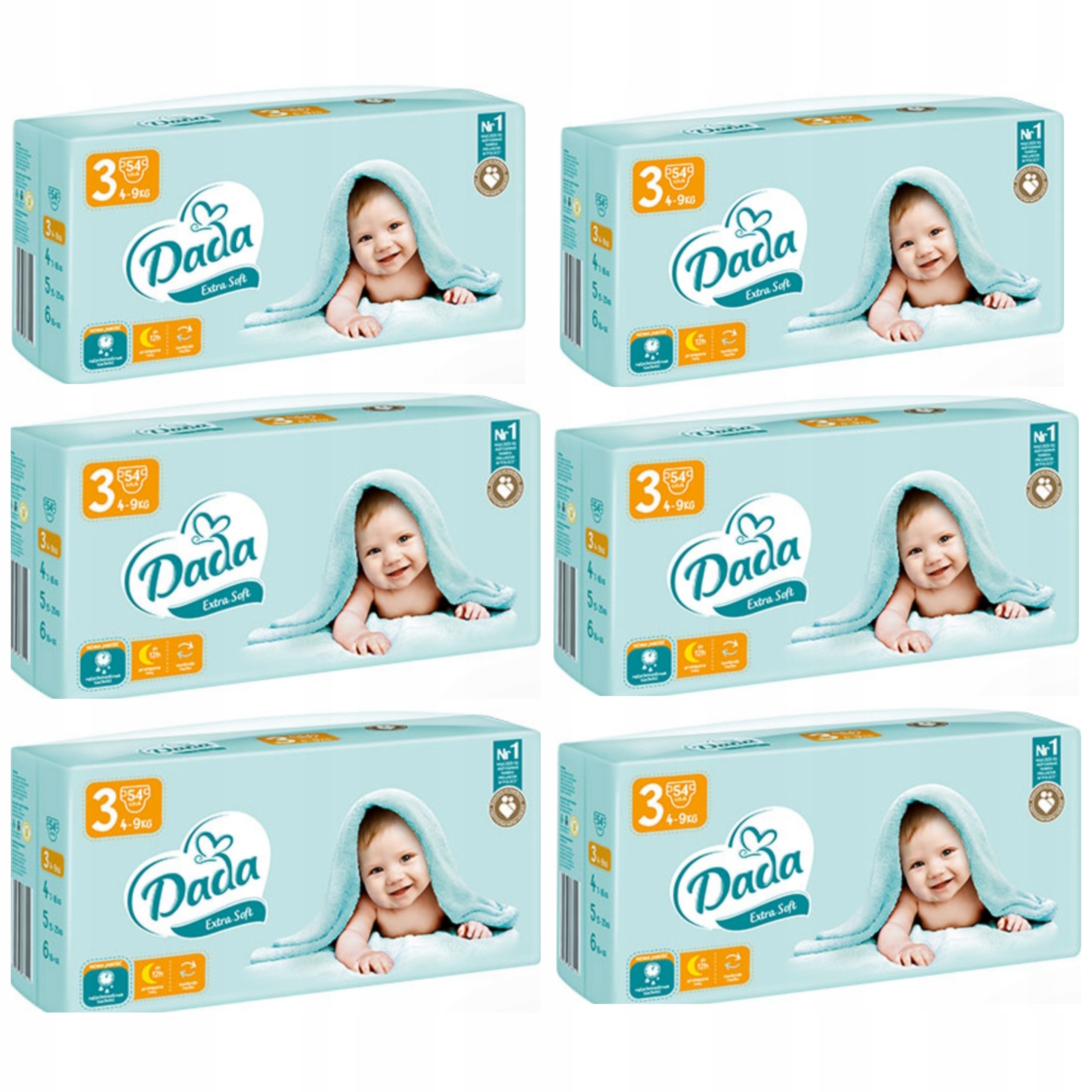 pampers 3 58 sztuk