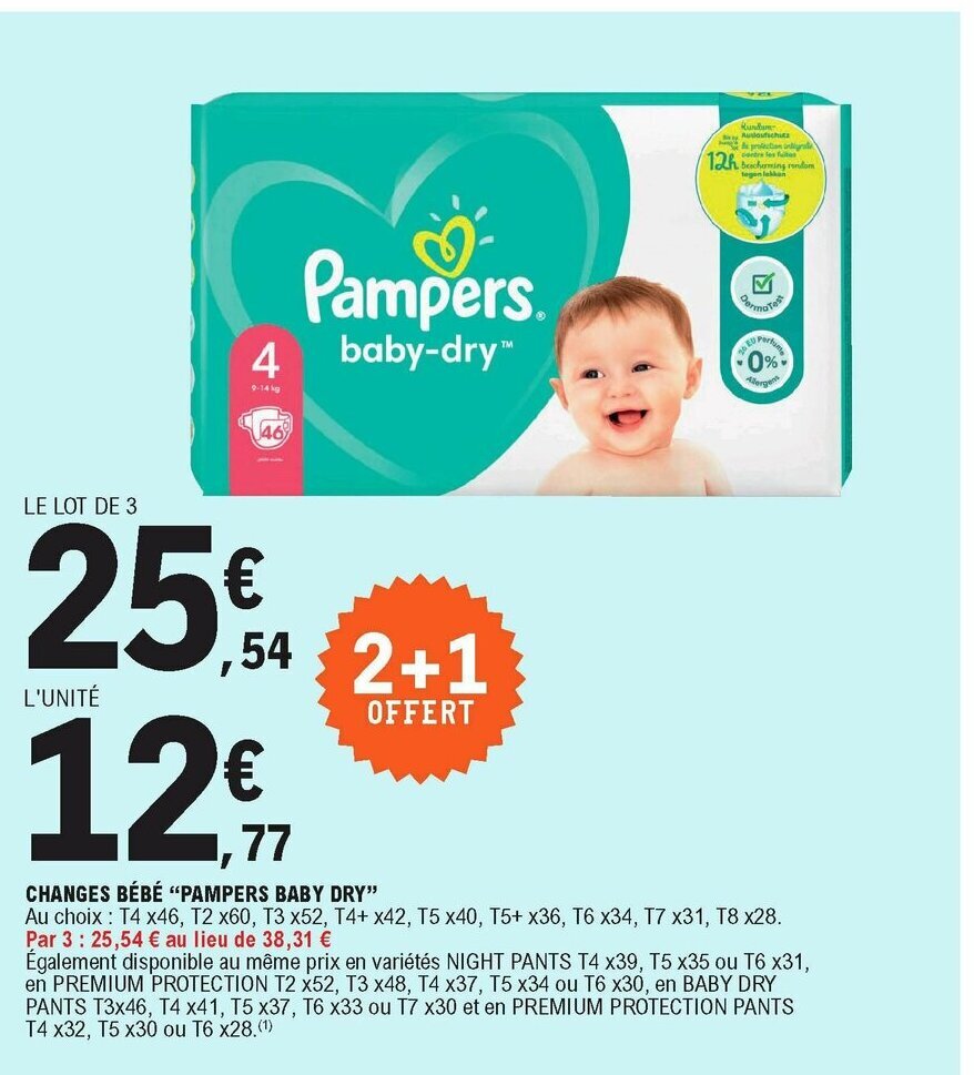 pampers 2 do jakiego qieku starczaja