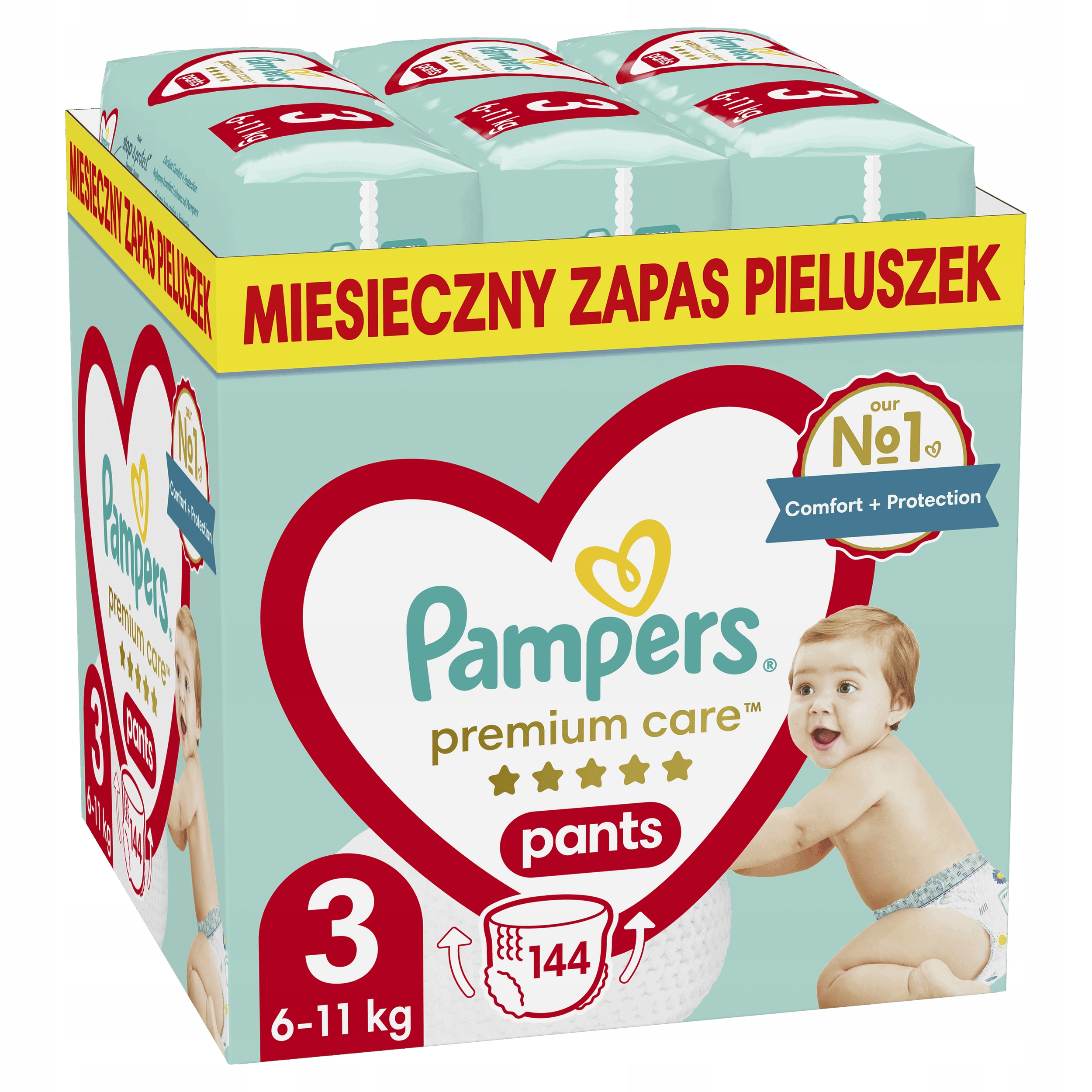 pieluchy pampers premium care 2 mini