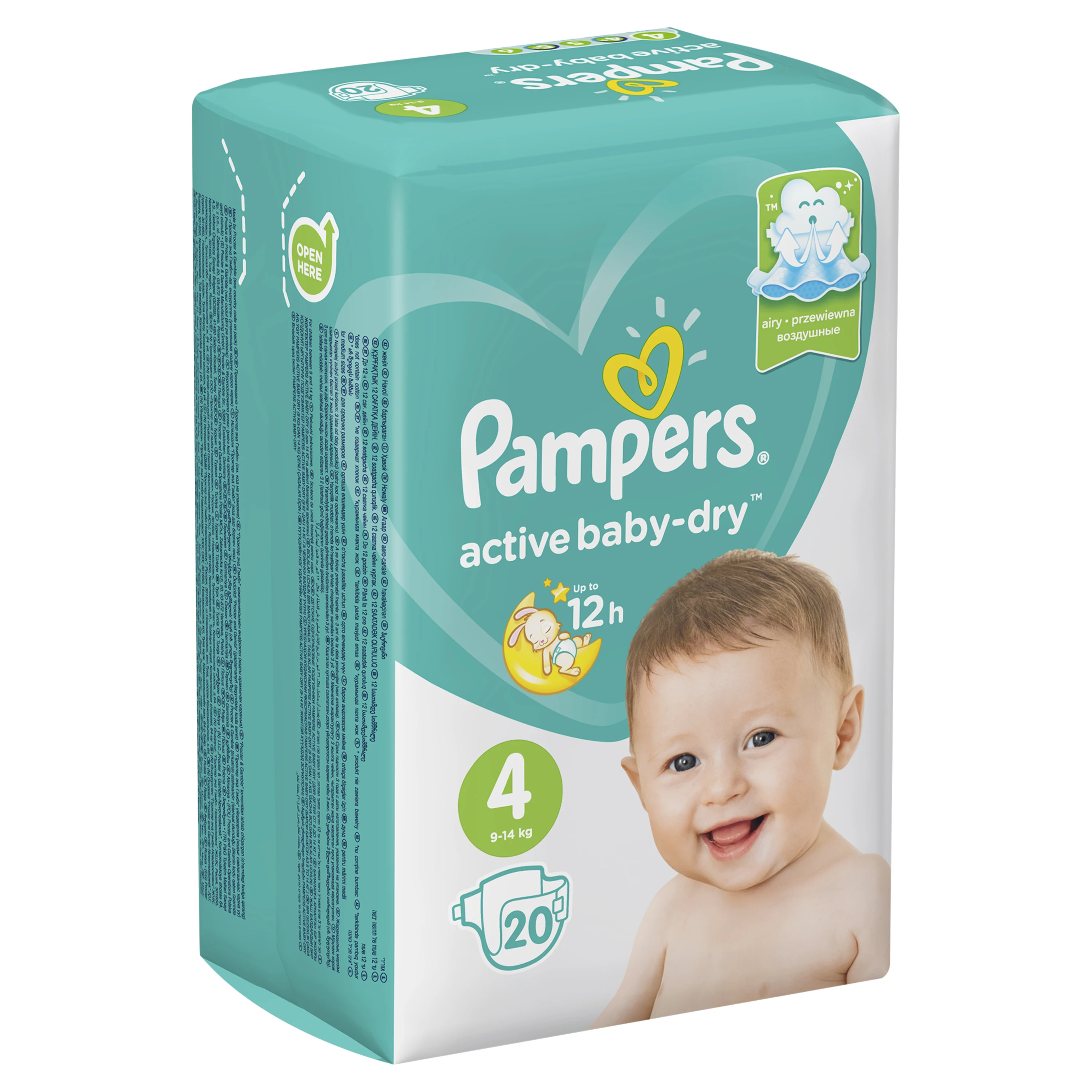 pampers baby dry rozmiar 4