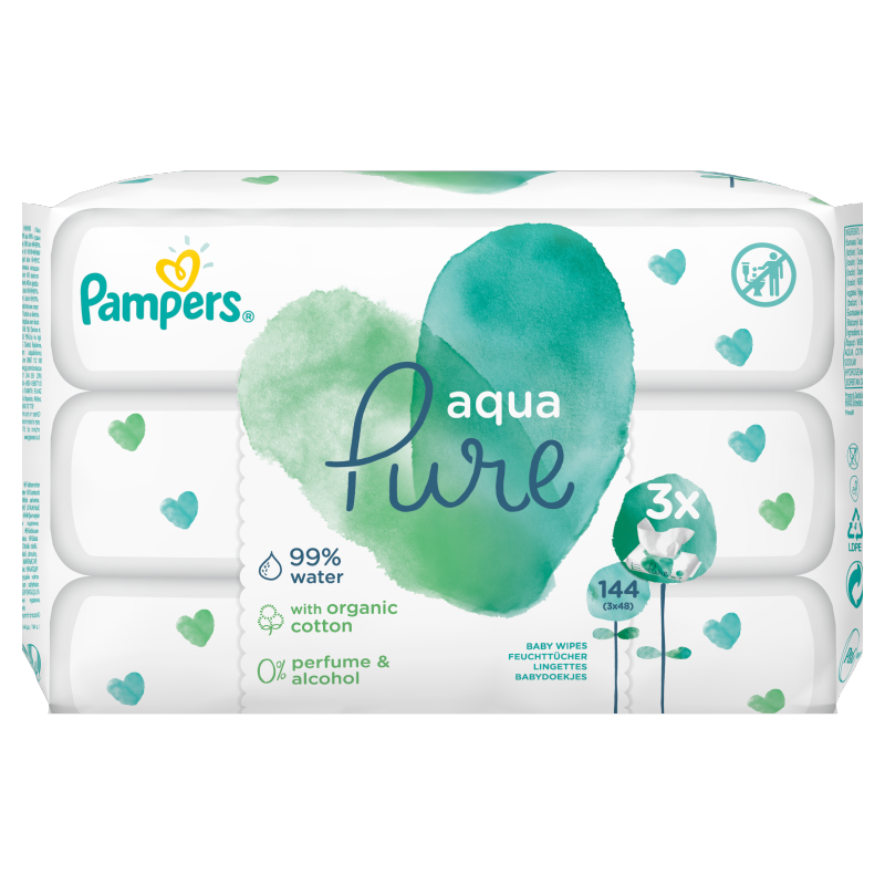 pampers chusteczki 3x 64