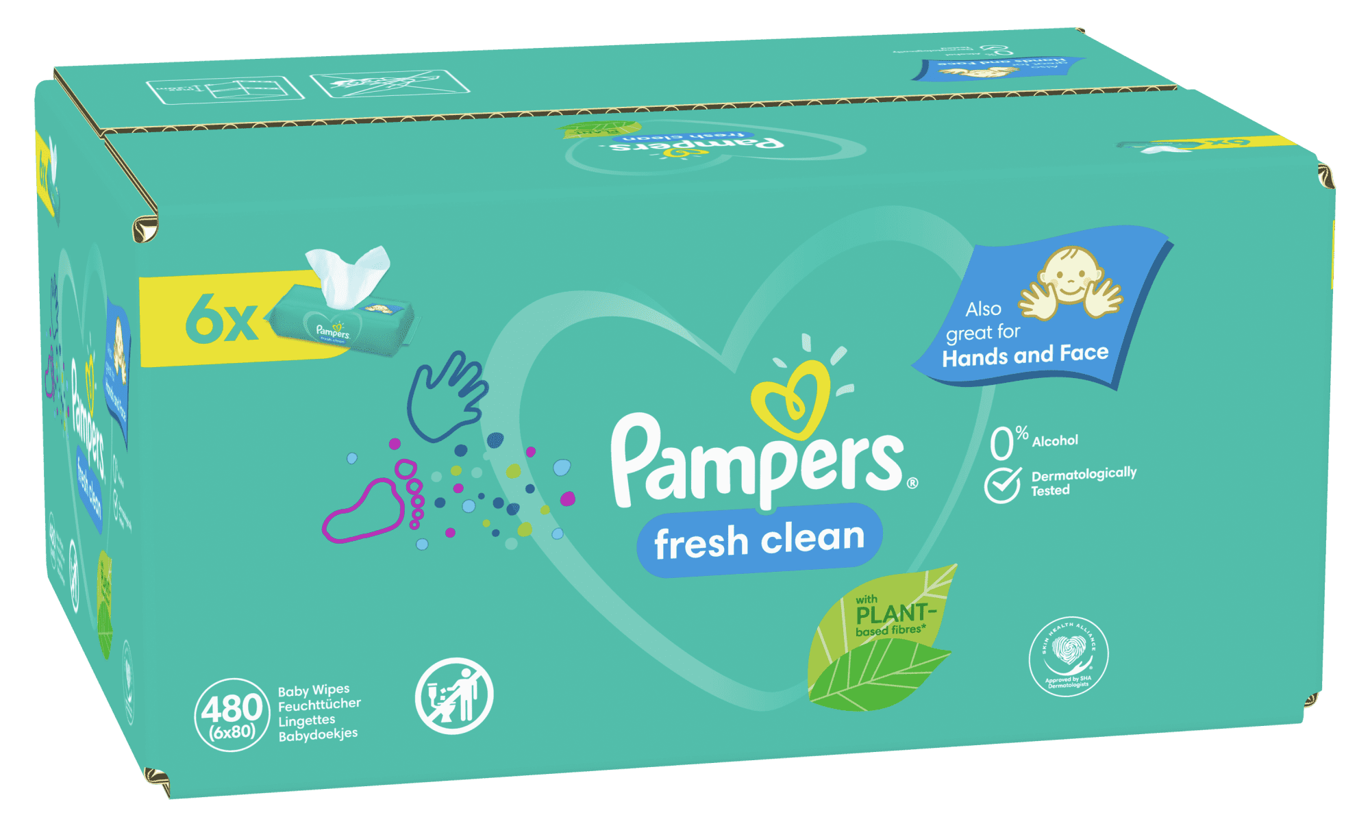 pampers 3 active baby dry 208