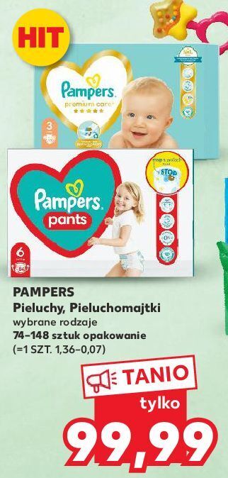 pieluchomajtki pampers 4 premium care