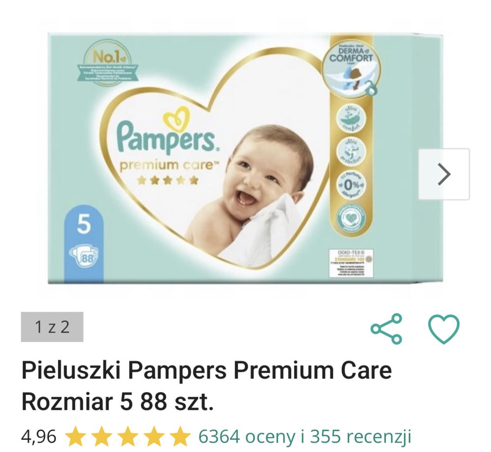 makro pieluchy pampers