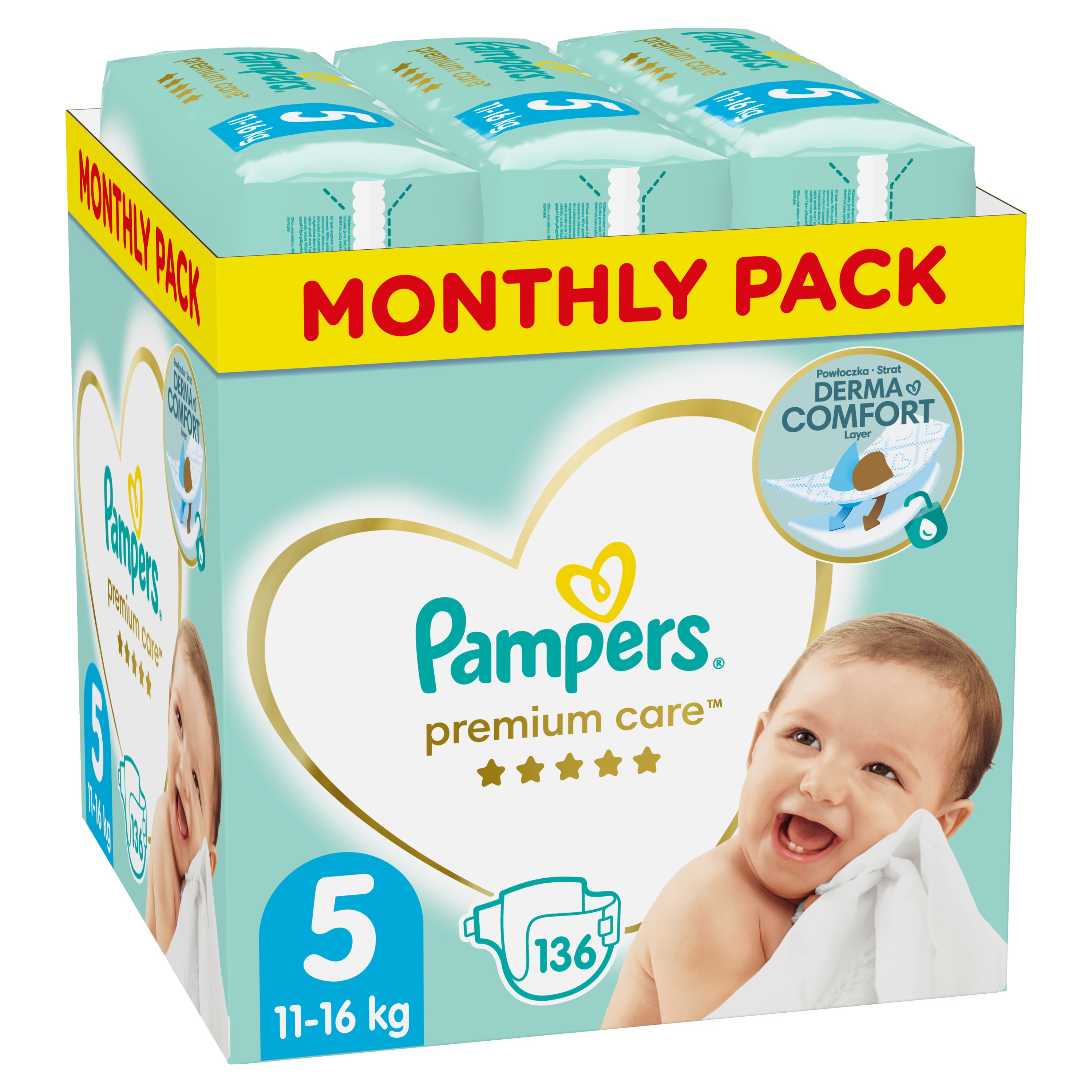 pampers premium care 1 jak długo