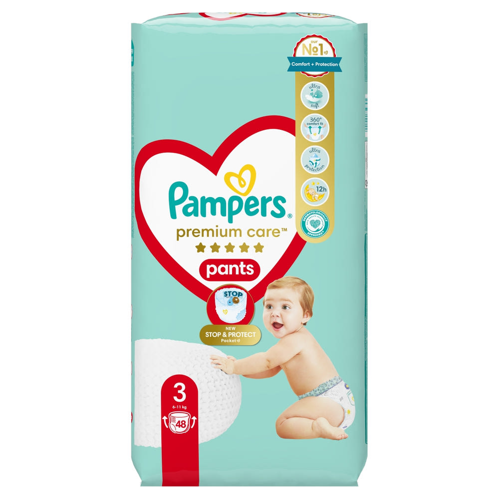 pampers pieluchy majtki