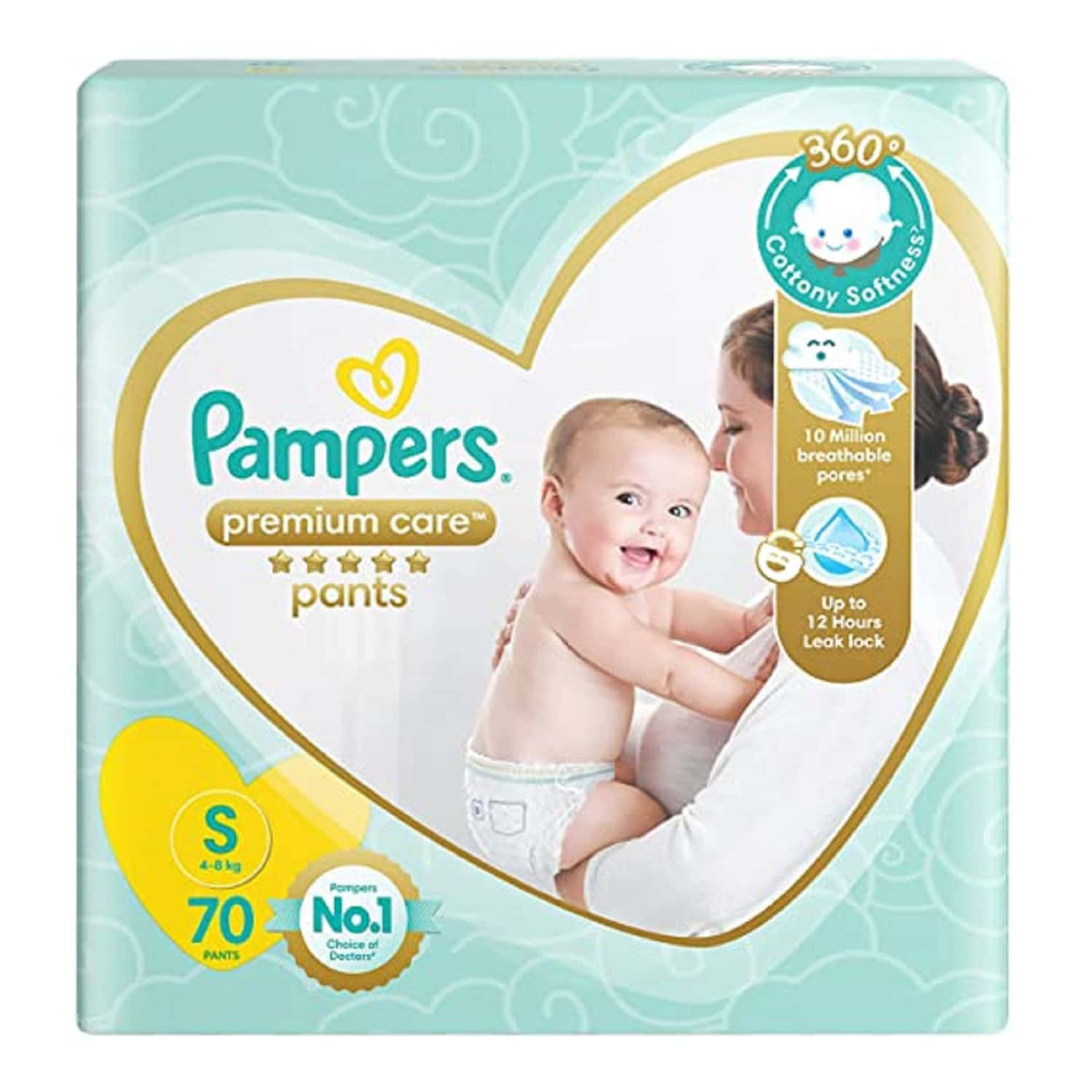 pieluchy pampers 3 208 sztuk