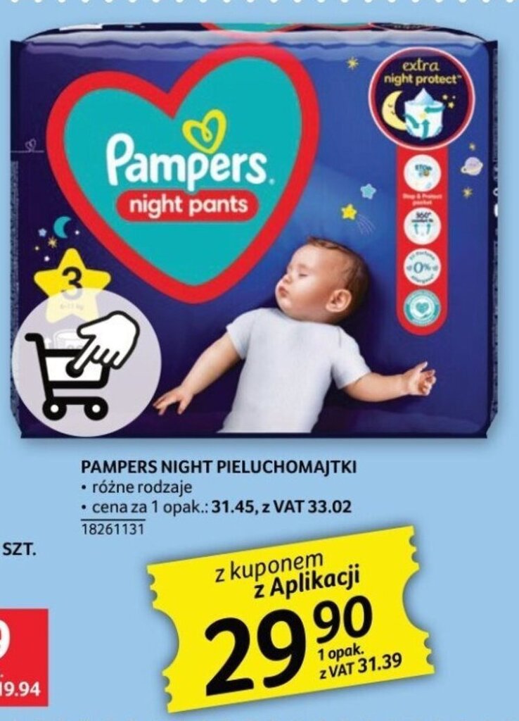 pampers chusteczki od urodzenia