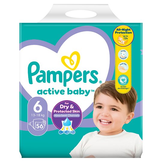 pamper active baby 4 174 szt