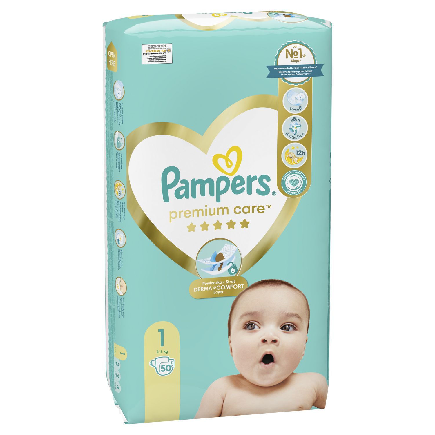 pampers premium care pieluchy jednorazowe rozmiar 3 midi 204 szt