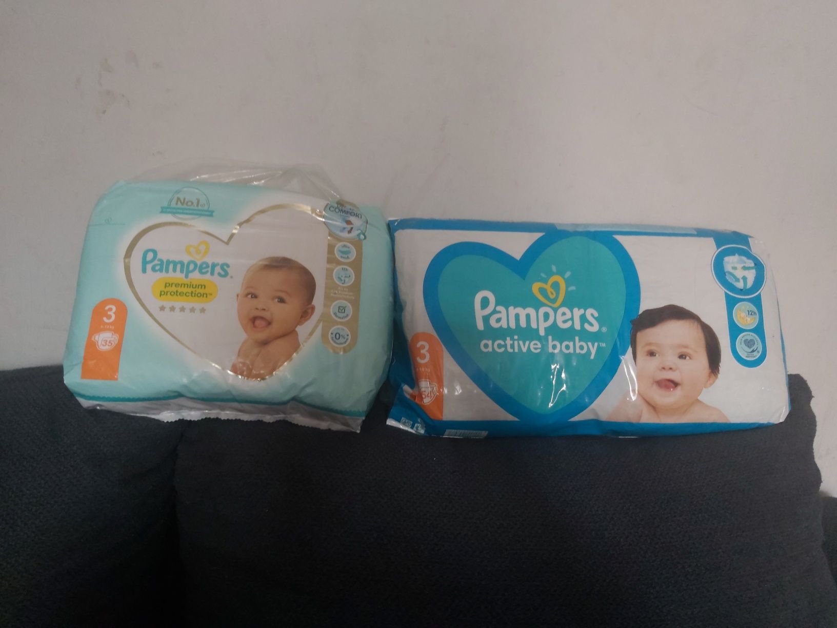 4 pieluchy pampers