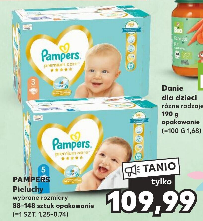 pampers pieluszki junior