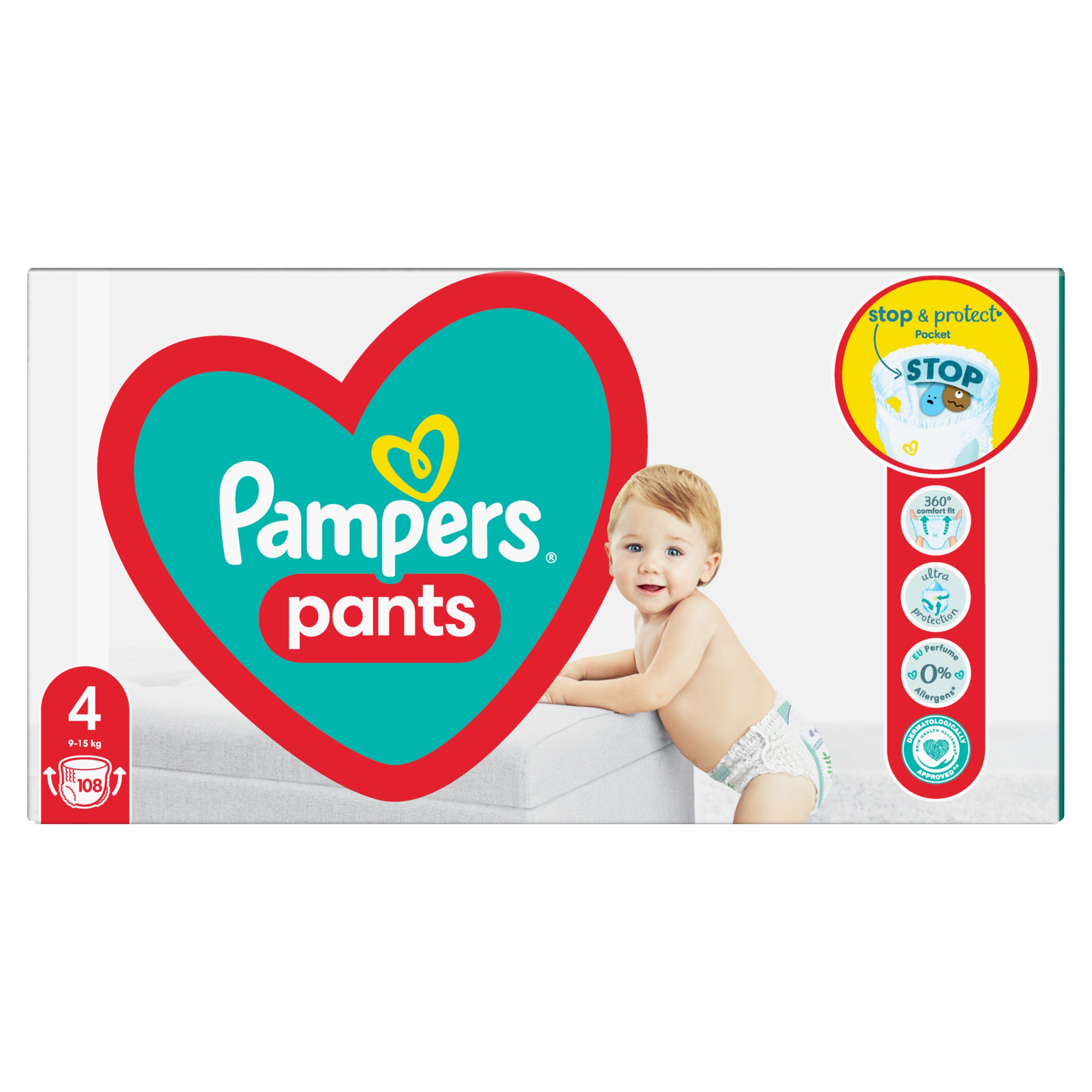 pampers 4+ 96 szt