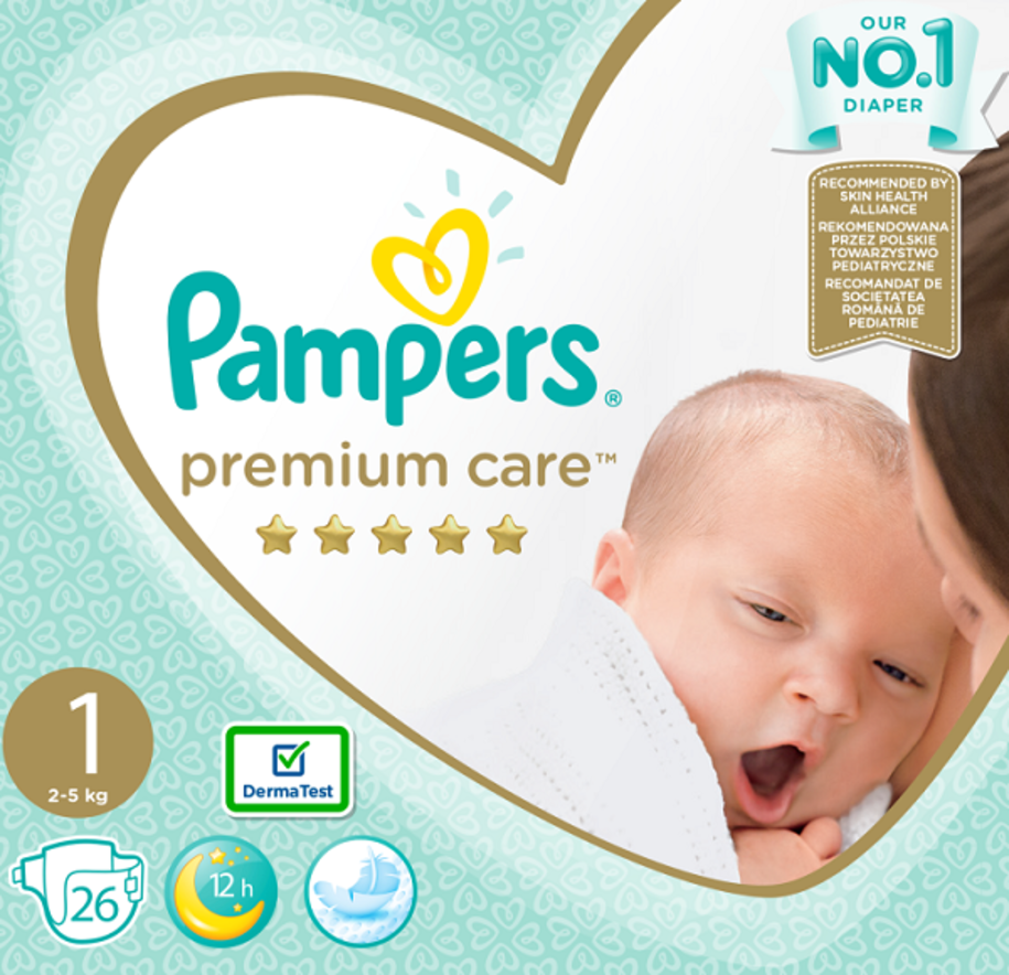 pampers new baby pieluchy rozmiar 2 mini 3-6kg 100 sztuk