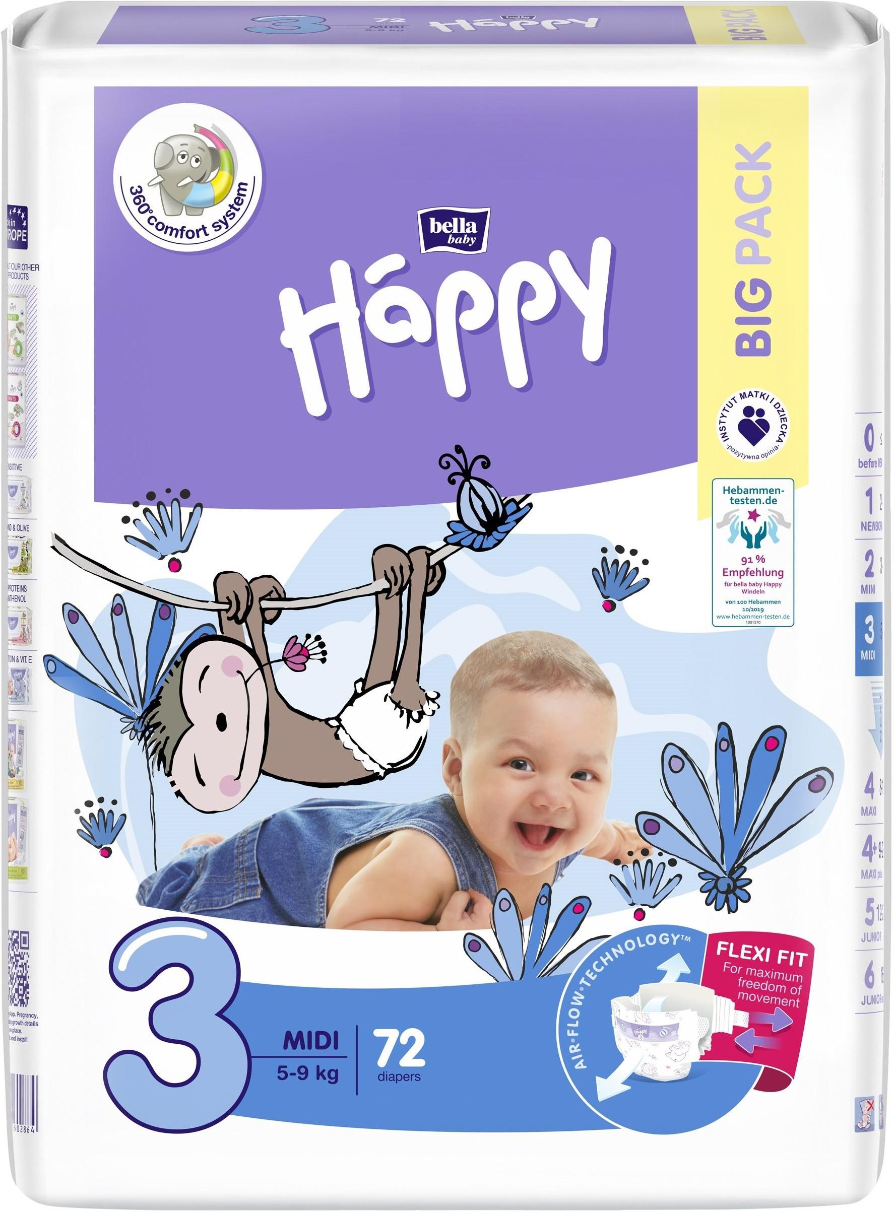 pampers 3 128 sztuk