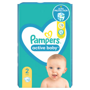 pampers pieluchy active baby 3 midi 5-9kg 108 szt