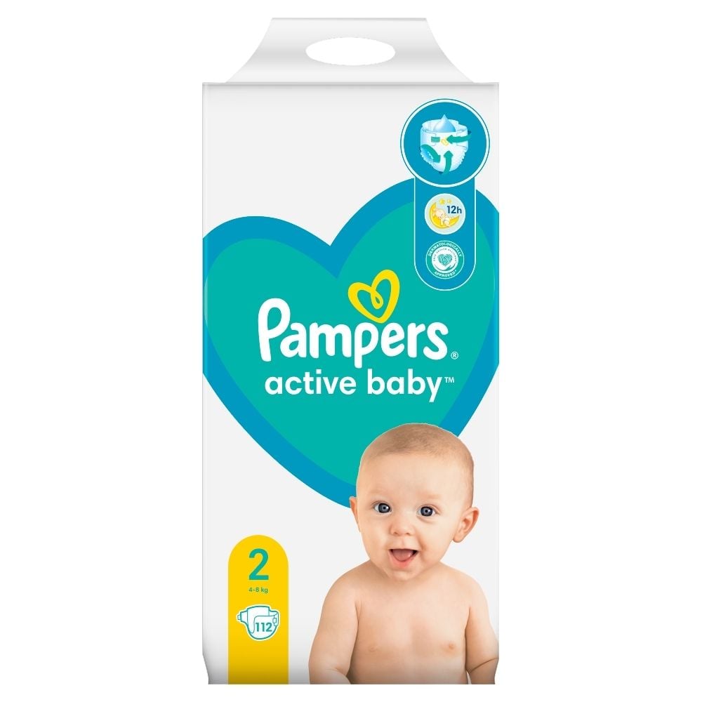 pampers active baby 108 szt