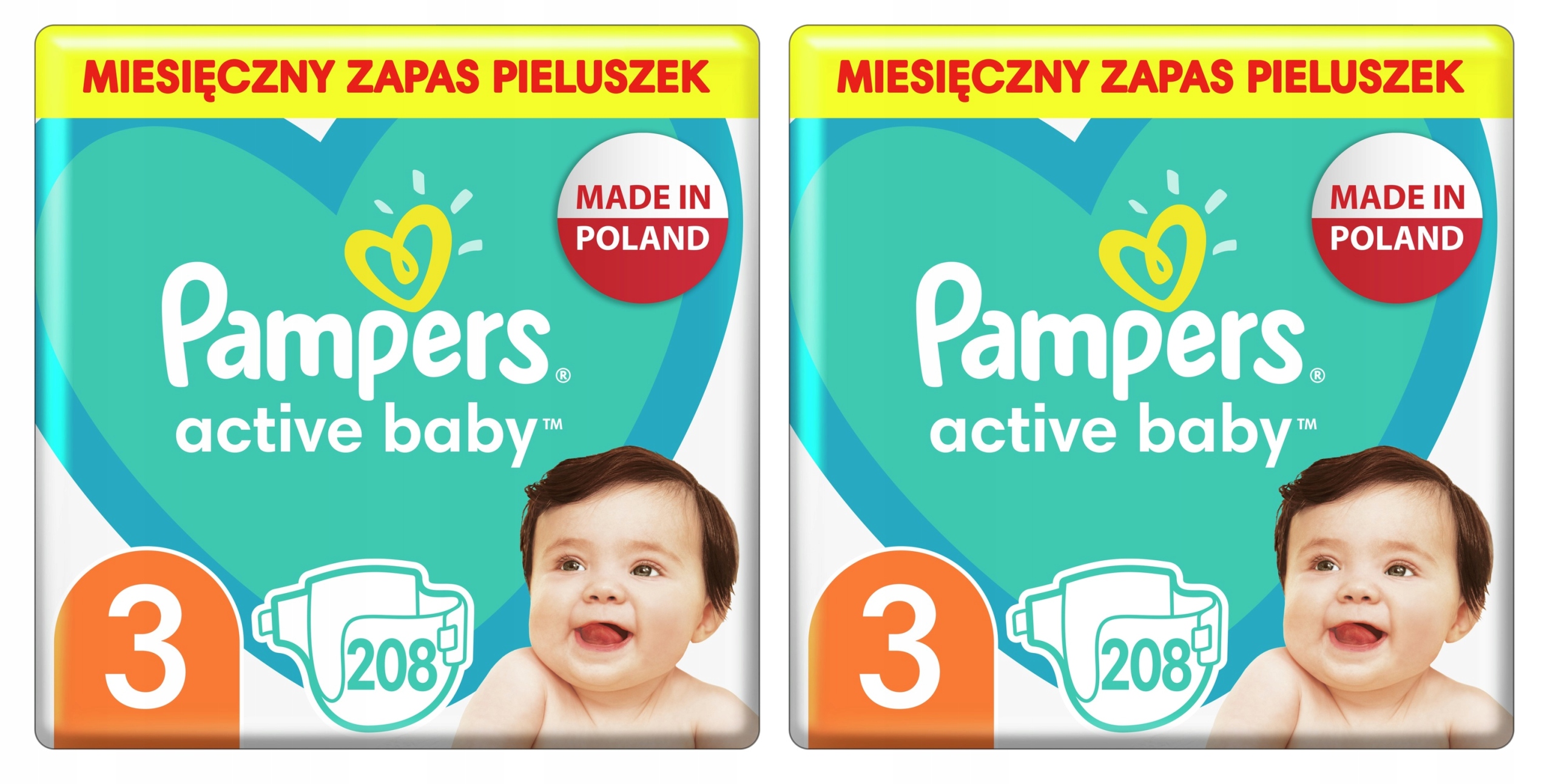 pampers baby-dry 3 cena 124