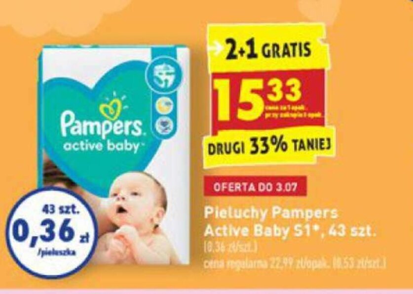 pieluchy pampers 4 cena