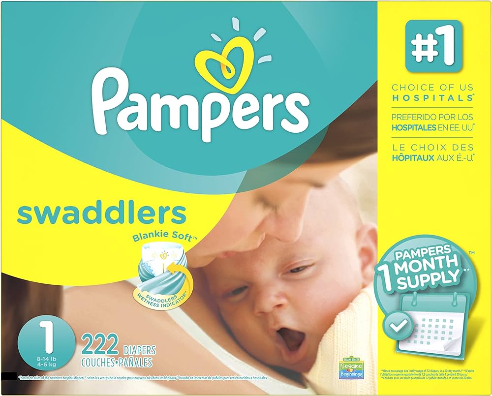 pampers water