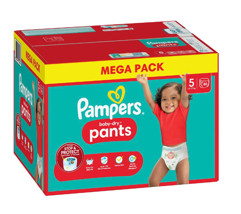 pampers new baby-dry pieluchy rozmiar 2 mini 3-6kg 100 sztuk