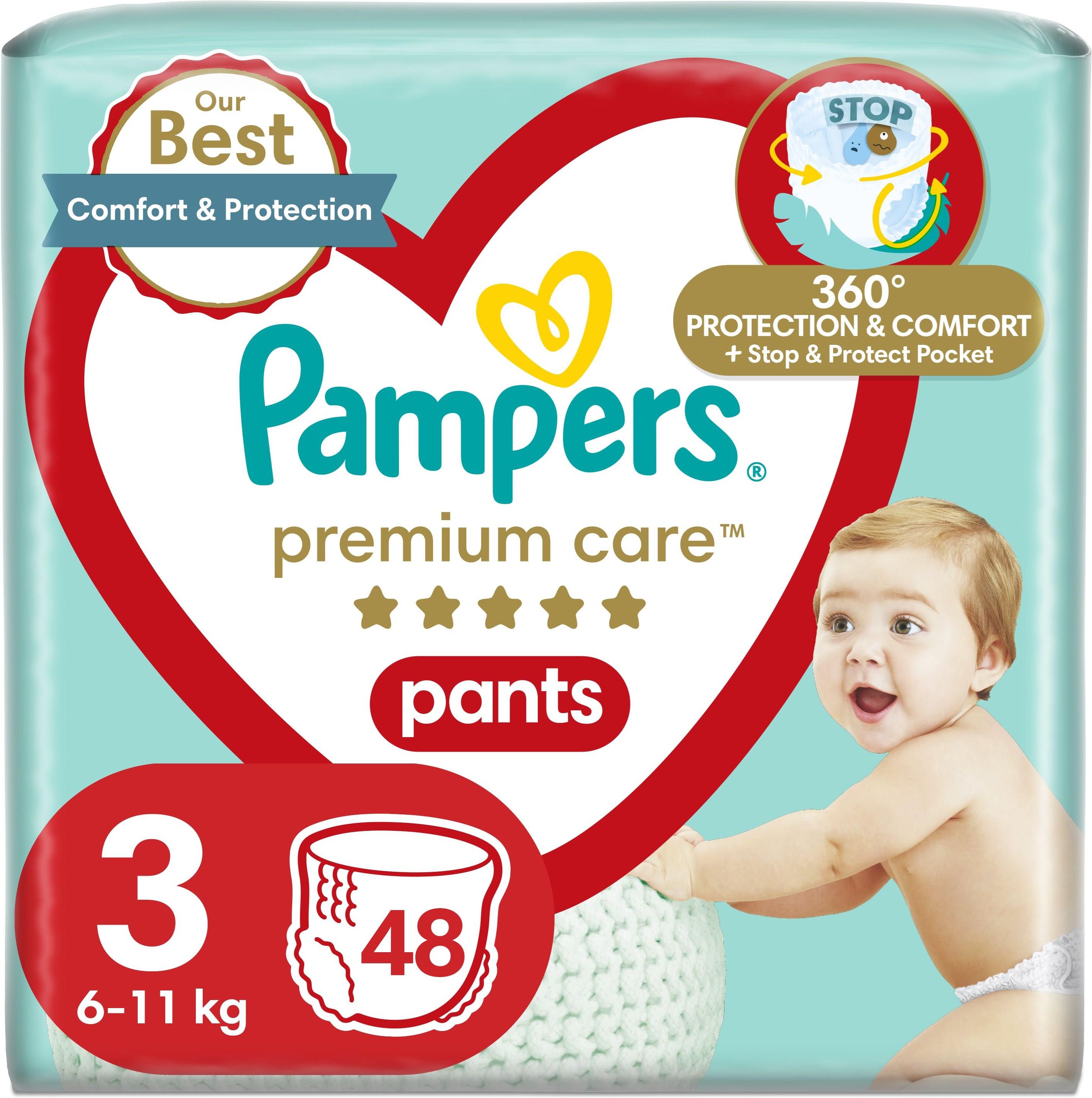 pieluchomajtki pampers premium care pants 44 szt