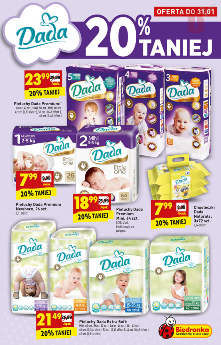 pampers noworodki mala paczka