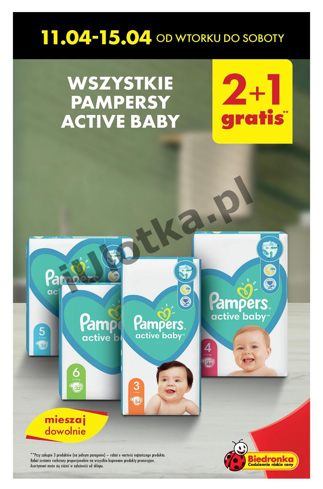 pieluchy pampers midi