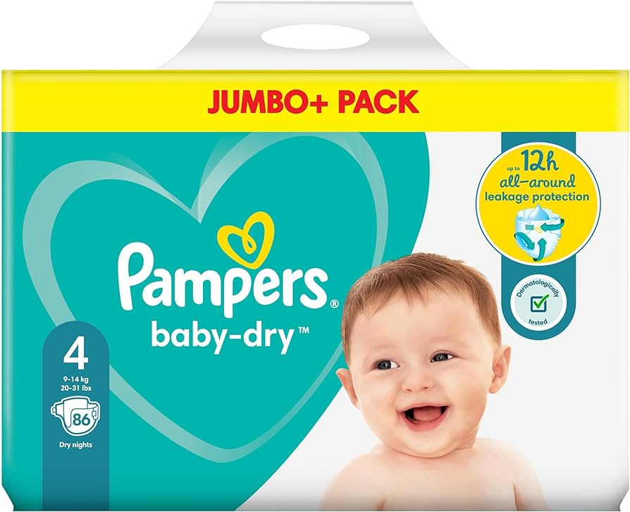 pieluchy pampers w pudelku