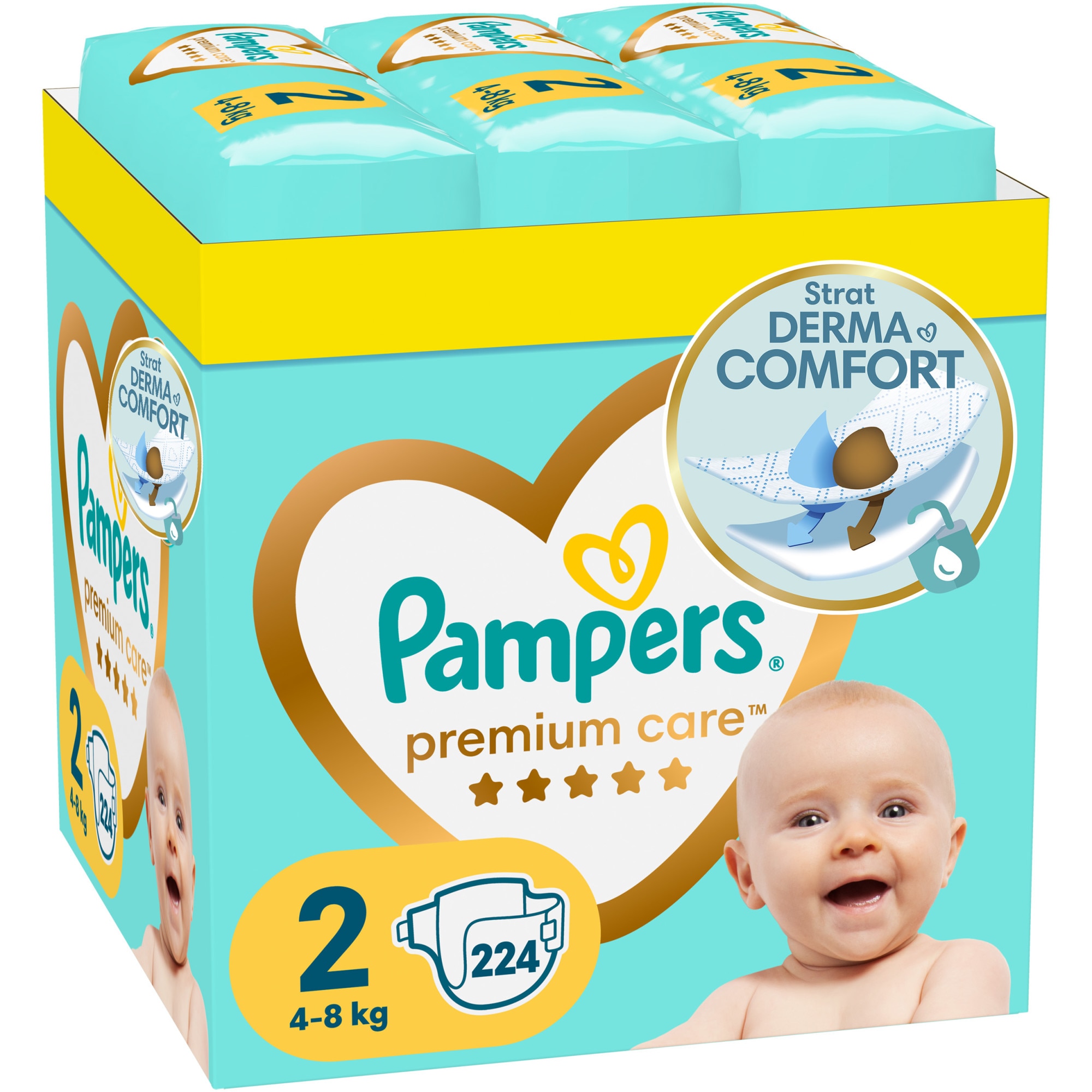 blekitne pampers premium care 2019