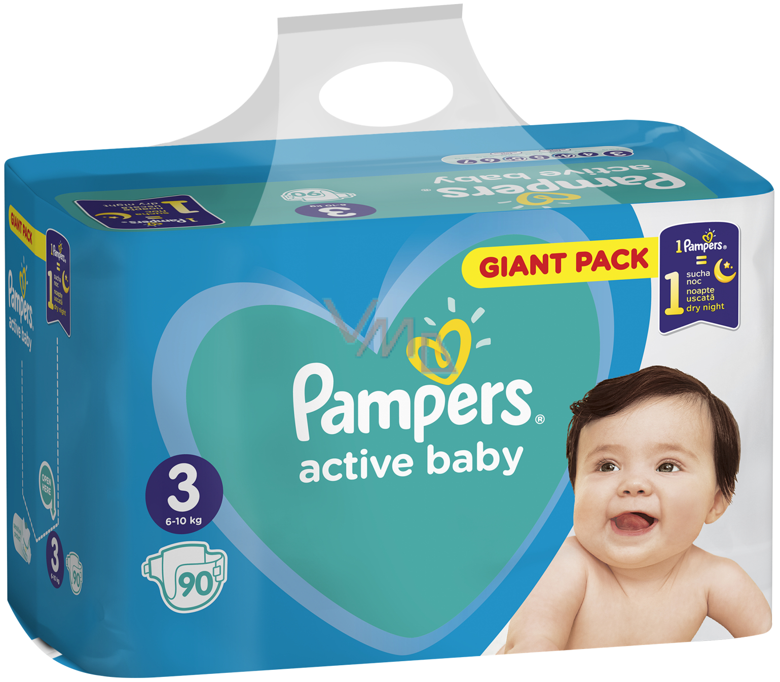 4 pak chusteczek pampers