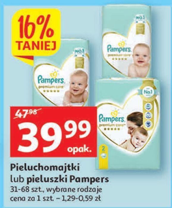 pampers new baby pieluchy 1 newborn 43 szt pieluszek