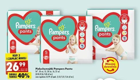 pieluszki jednorazowe pampers rozmiar 1