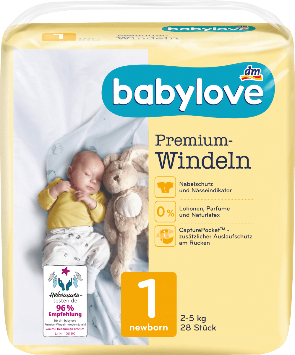 pampers premium care 1 barwiące na niebiesko