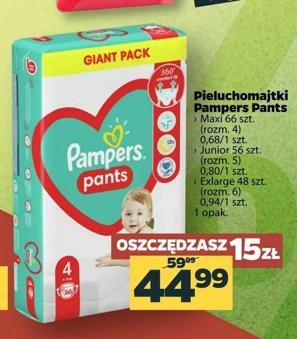 pieluszki pampers rozmiar 2