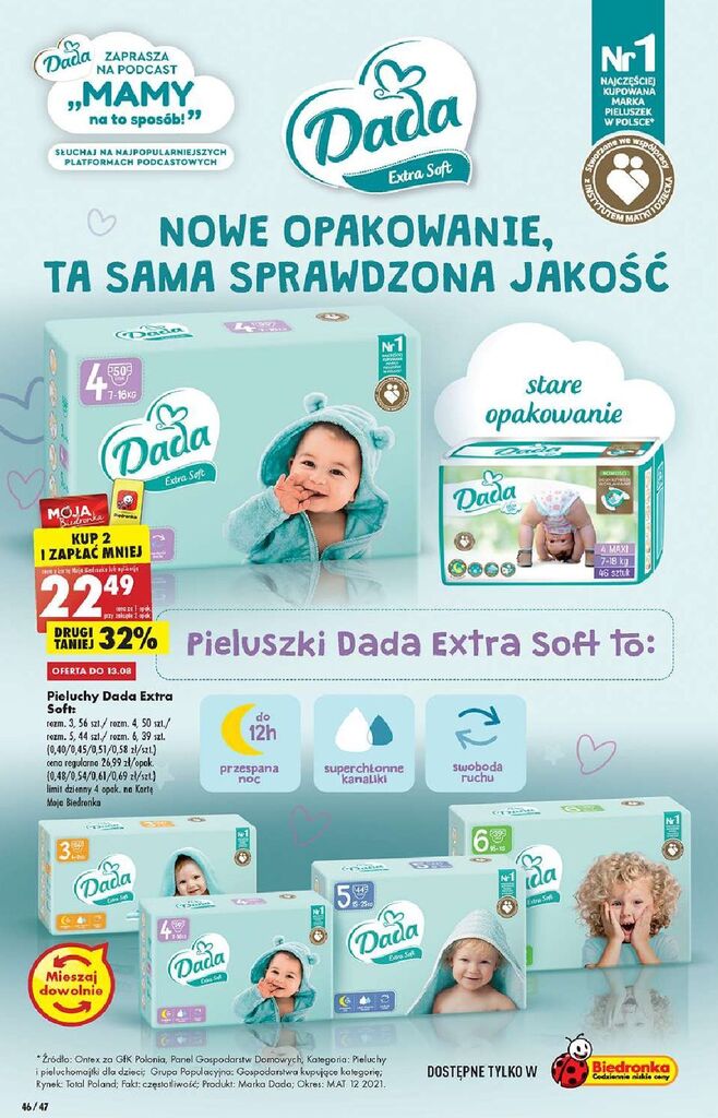 pampers premium care 1 rozpakowane