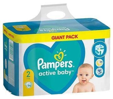 pampers pieluchy active baby 3 midi 5-9kg 108 szt