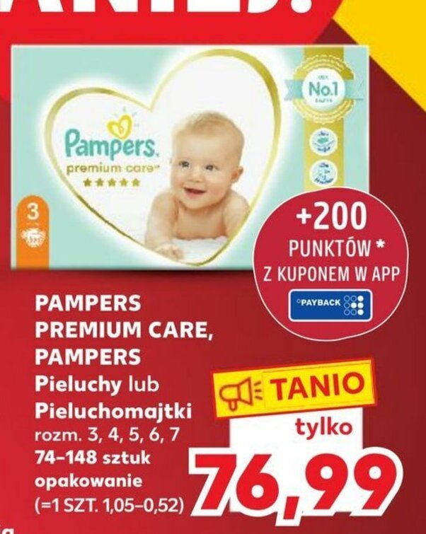 rosmann pieluchomajtki pampers 5