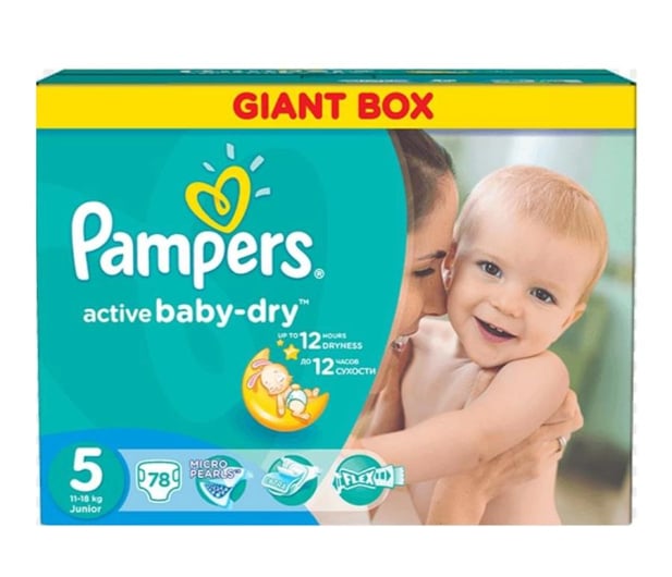 pampers 4 active baby 174 szt