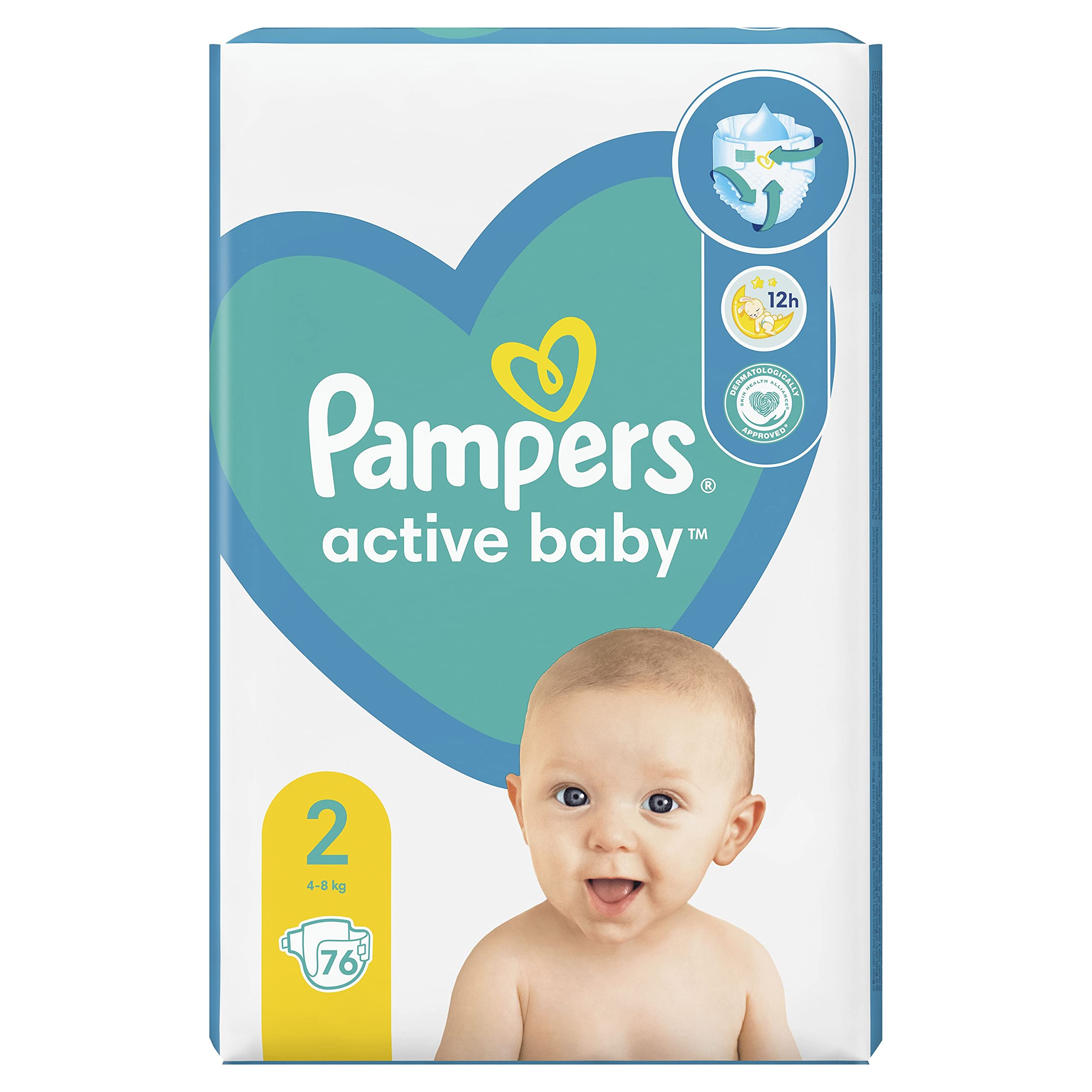 pampers 2 kolor fioletowy