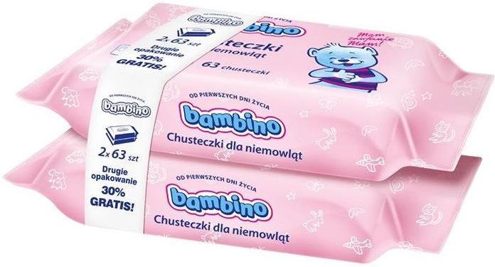 bobini chusteczki nawilżane dla niemowląt