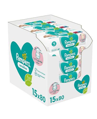 pampers sensitive chusteczki ceneo